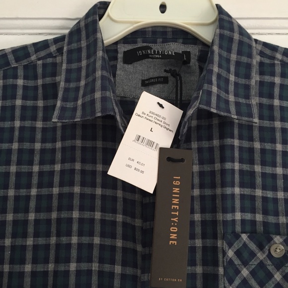 Cotton On Flannel Button Shirt - Picture 3 of 4